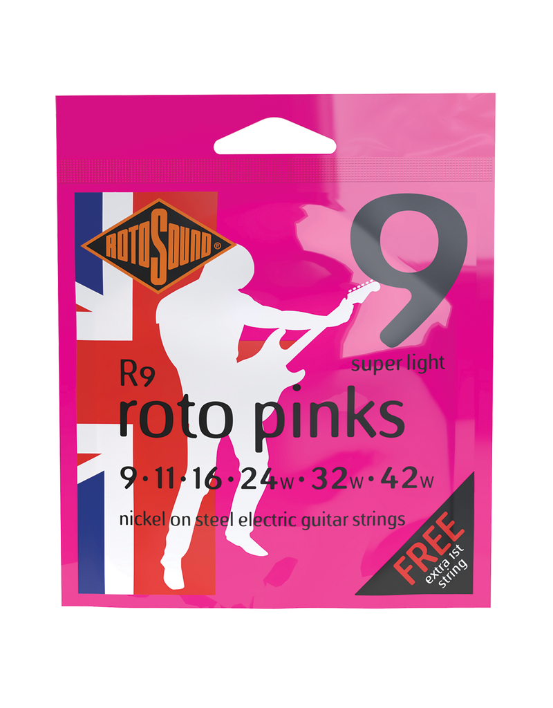 Rotosound R9 Roto Pinks Super Light 9-42