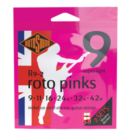 Rotosound R9 Roto Pinks Super Light 9-42 (twin pack)