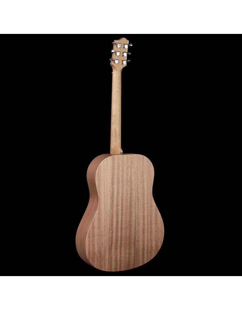 Pratley SL Dreadnought Solid Top Qld Blue Fig, Layered Maple Back & Sides w/pickup