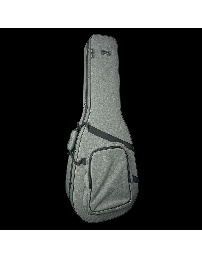 Pratley SL Dreadnought Solid Top Qld Blue Fig, Layered Maple Back & Sides w/pickup