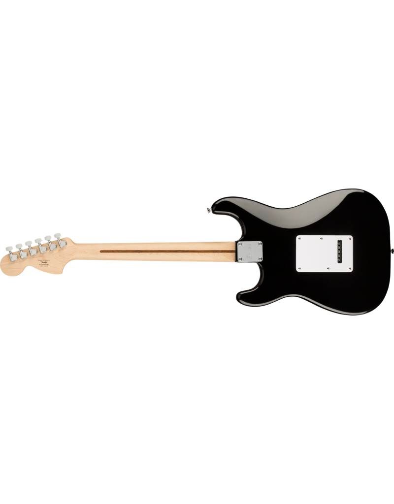 Squier Affinity Series® Stratocaster®, Maple Fingerboard, White Pickguard, Black
