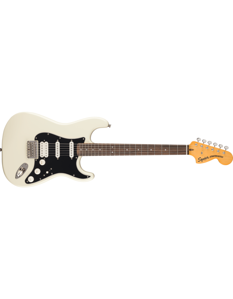 Squier Classic Vibe™ '70s Stratocaster® HT HSS, Laurel Fingerboard, Black Pickguard, Olympic White
