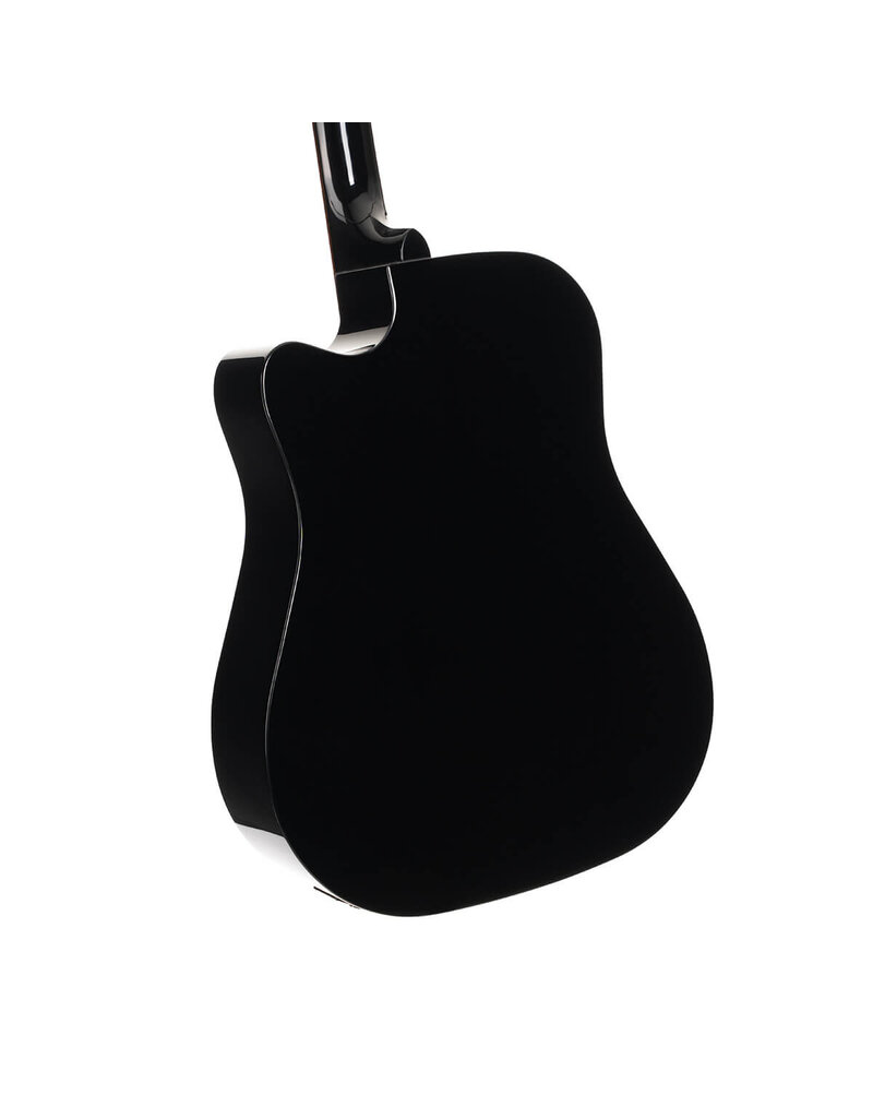 Cort Earth 60CE Black Guitar with Pickup Solid Top