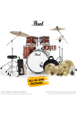 Pearl ROADSHOW-PLUS 20" FUSION DRUM KIT  PACKAGE - BURNT ORANGE