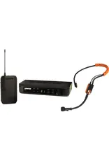 Shure Wireless Headworn Mic System BLX1 Tx; SM31FH Mic; BLX4 Rx Auto Setup: 614-638MHz