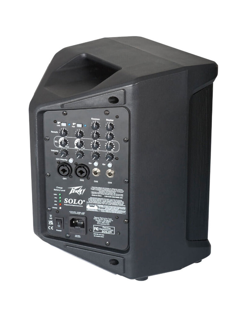 Peavey Peavey Solo Portable Battery Powered PA System, 4-Channel, 90 Watts