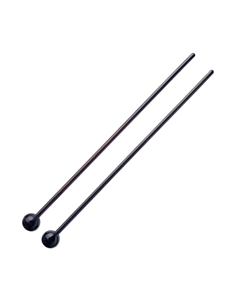 Stagg SMB-WR1 Pair of maple bell mallets with spherical black rubber head