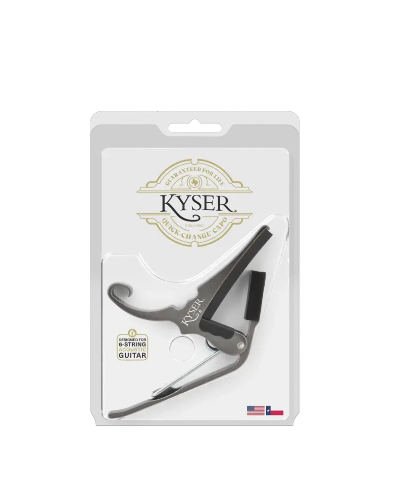 Kyser Curved Capo Black Chrome Acc/Elect.