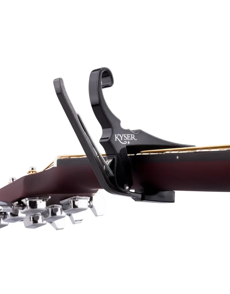 Kyser Curved Capo Black Chrome Acc/Elect.