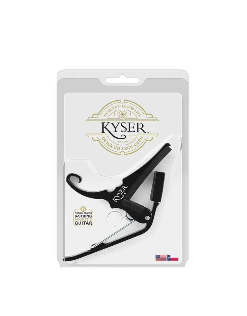 Kyser Curved Capo Black Acoustic/Electric