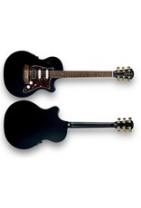 Cole Clark Thinline True Hybrid All Blackwood HSS Black