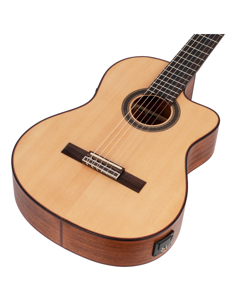 Valencia 4/4 Solid Sitka Spruce Classical C/way with Pick up