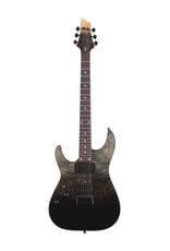 Schecter C-1 Standard LH  Black Fade Burst Burl