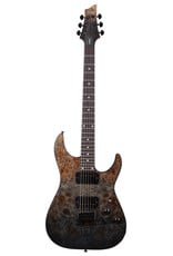 Schecter C-1 Standard Black Fade Burst Burl