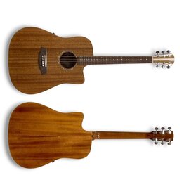 Cole Clark NEW STUDIO Dreadnought, All Solid, African Mahogany Face, back & sides, Made China & Australia