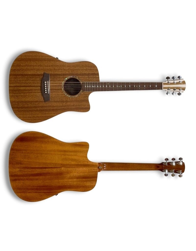 Cole Clark NEW STUDIO Dreadnought, All Solid, African Mahogany Face, back & sides, Made China & Australia