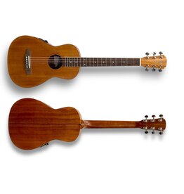 Cole Clark STUDIO Parlor Mini, All Solid African Mahogany Face, back & sides, Made in China and Australia, 23.5" scale