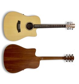 Cole Clark STUDIO Dreadnought, Solid Spruce Top, Solid, African Mahogany, back & sides, Made China & Australia