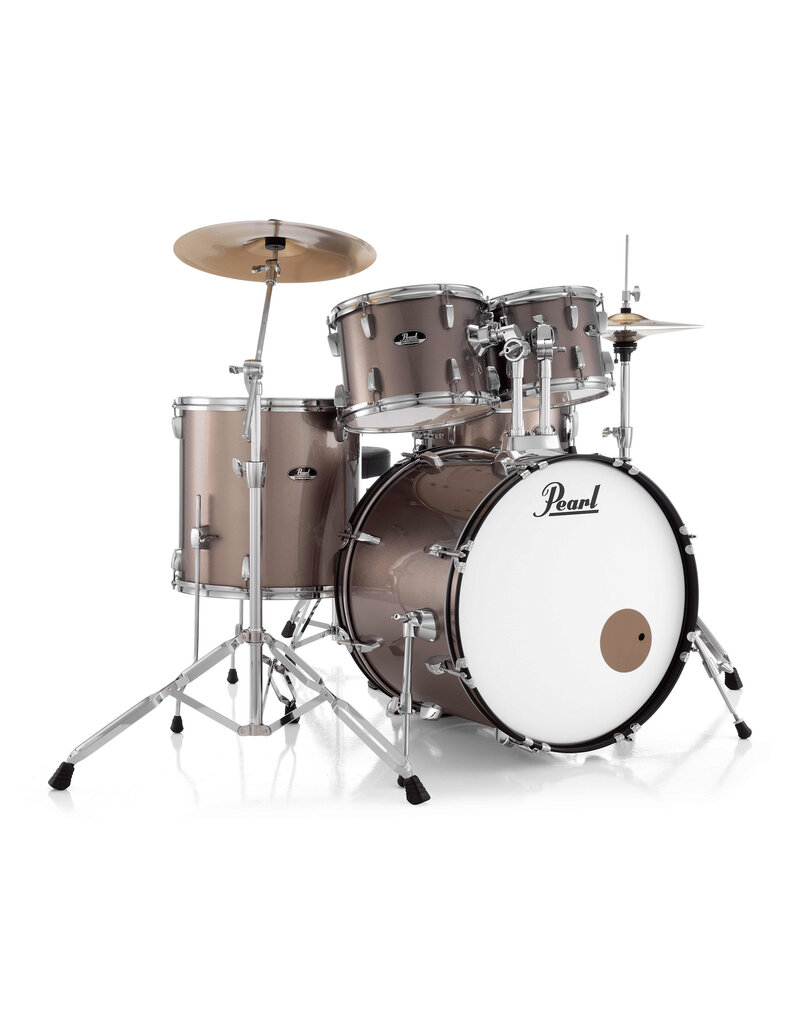 Pearl Roadshow 20" Fusion Kit + Cymbals + Hardware / Bronze Metallic
