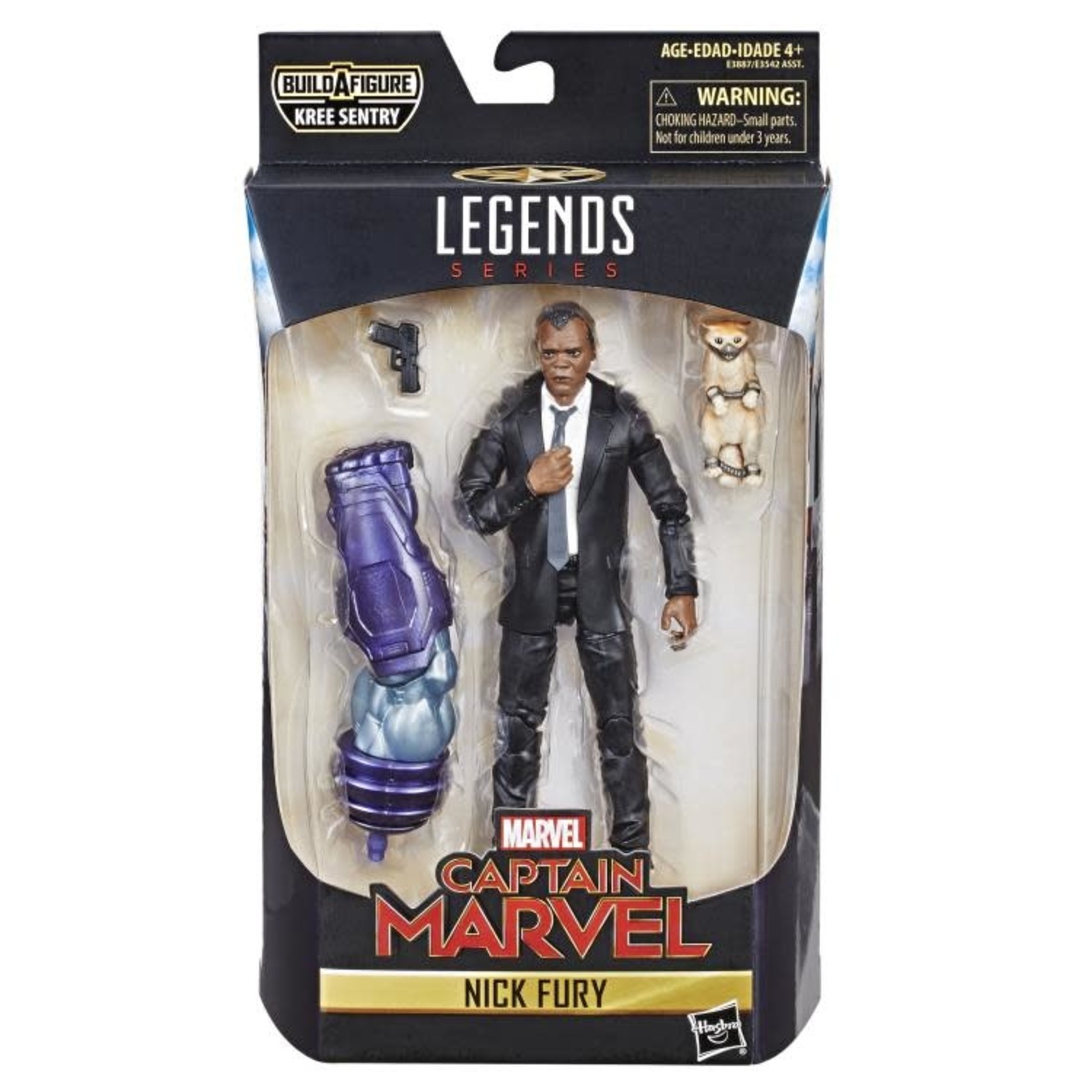 Hasbro Marvel Legends Captain Marvel Kree Sentry BAF - Nick Fury