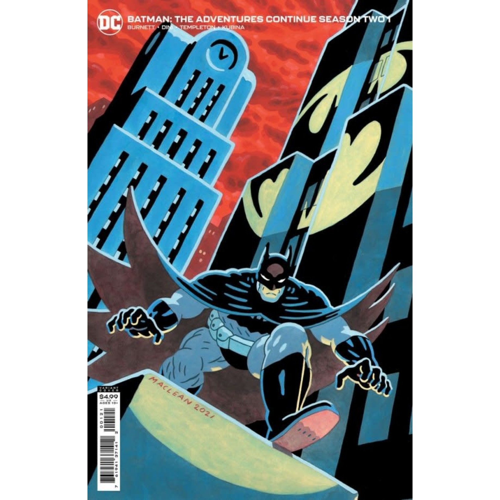 DC Comics Batman: The Adventures Continue Season Two #1 1:25 MacLean Variant