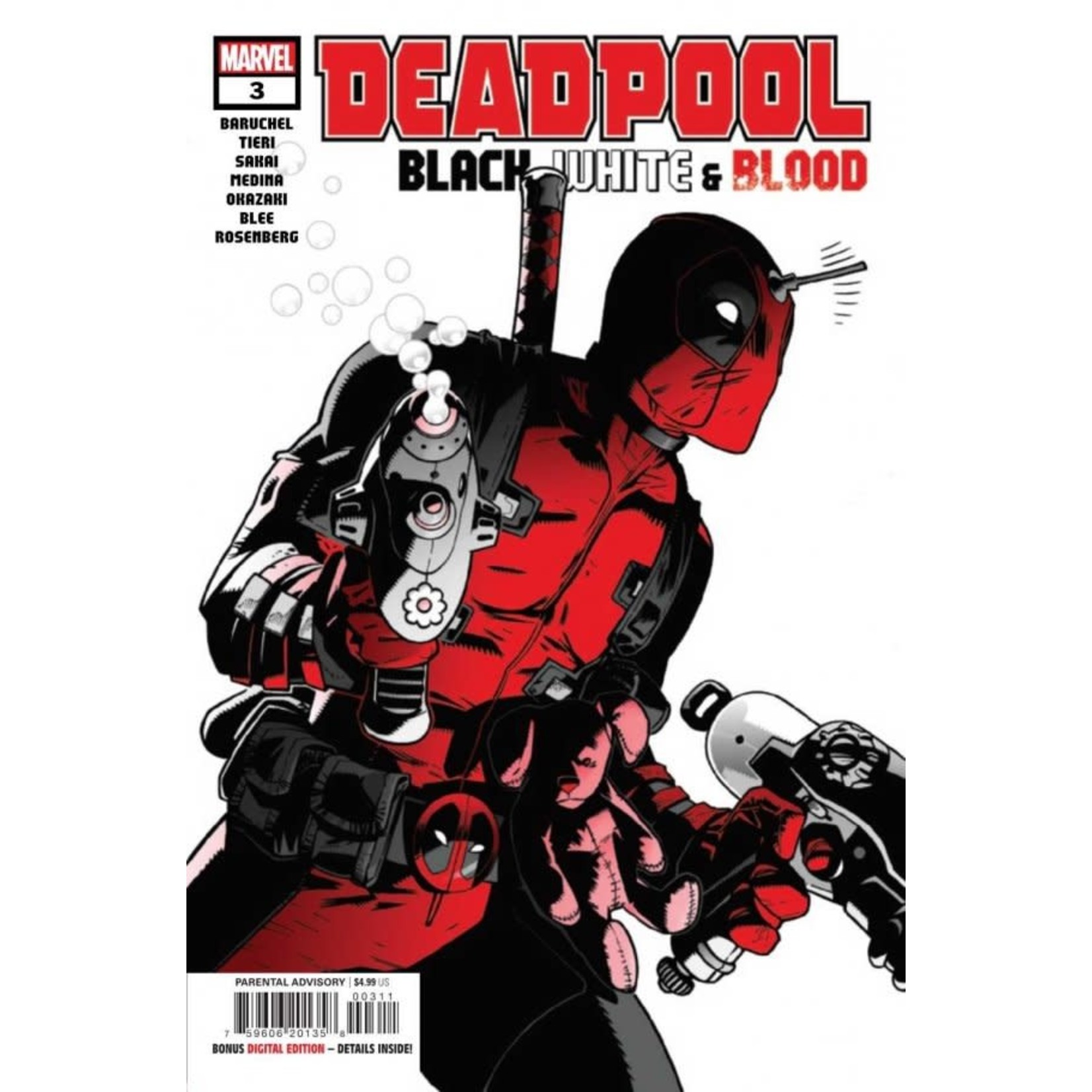 Marvel Deadpool: Black, White & Blood #3