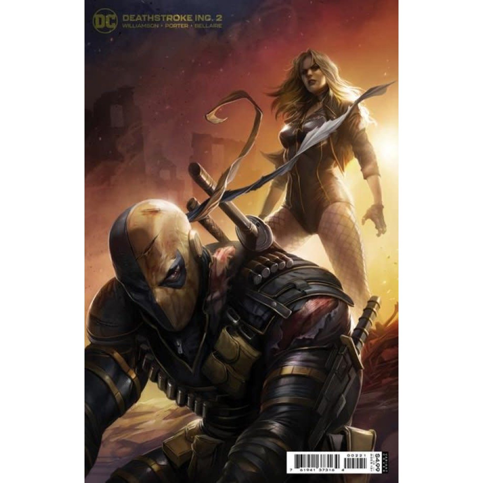 DC Comics Deathstroke Inc. #2 Card Stock Variant Cover