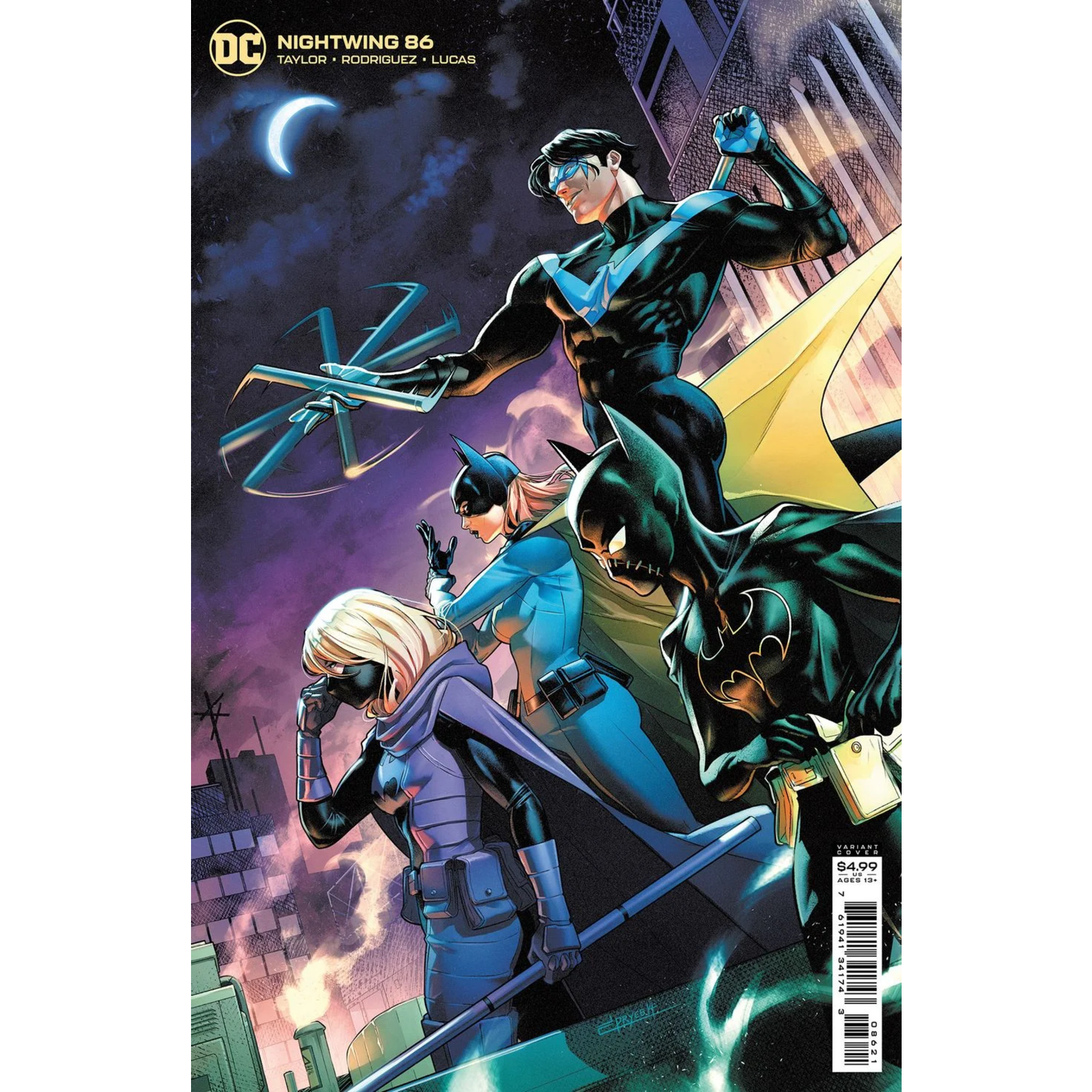 DC Comics Nightwing #86 Cover B - Campbell Card Stock Variant