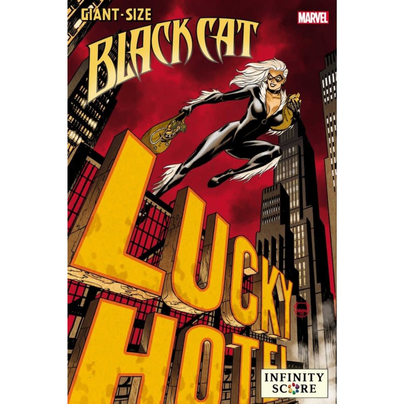 Marvel Giant-Size Black Cat: Infinity Score #1 Dave Johnson Lucky Variant