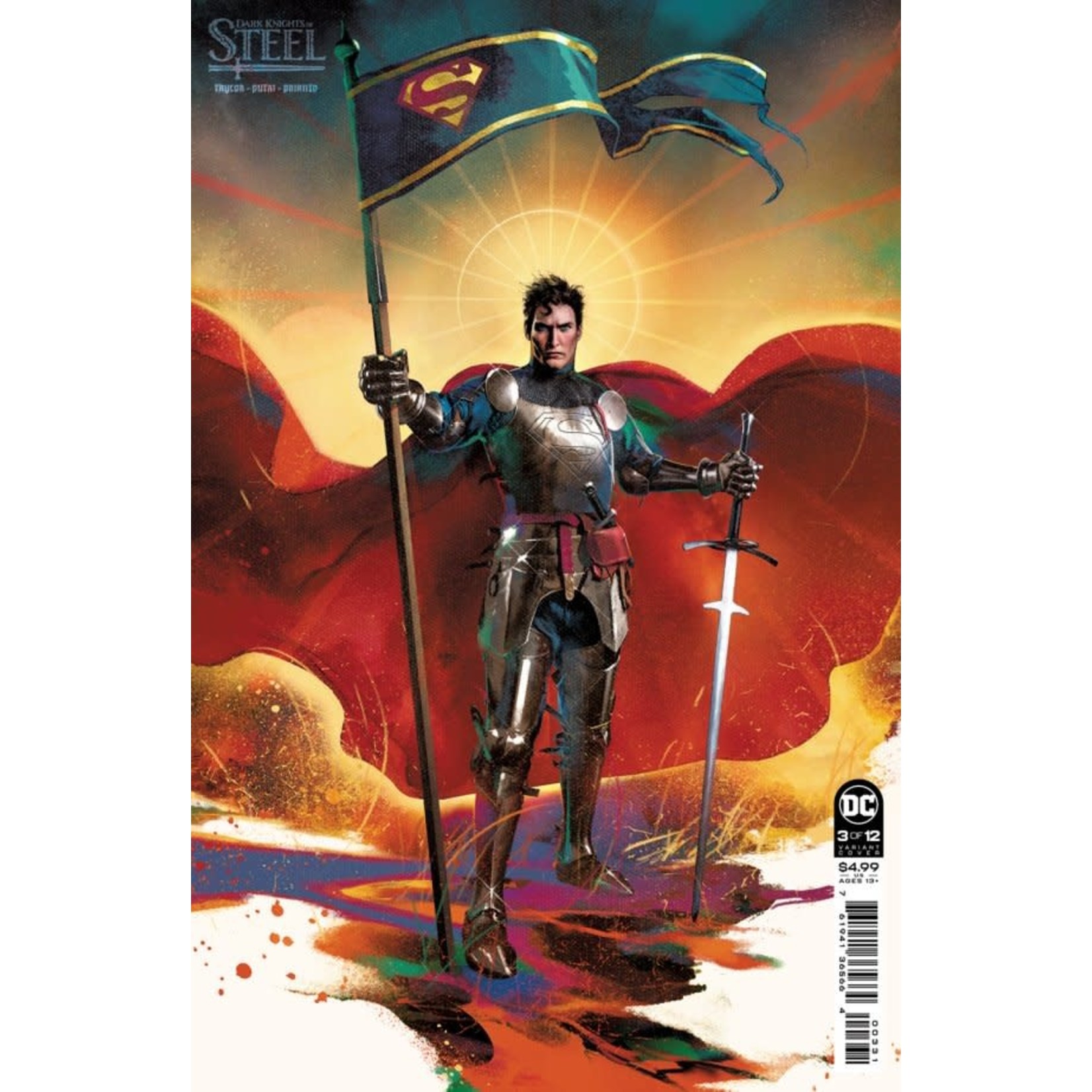 DC Comics Dark Knights of Steel #3 Cover B Joshua Middleton Card Stock Variant