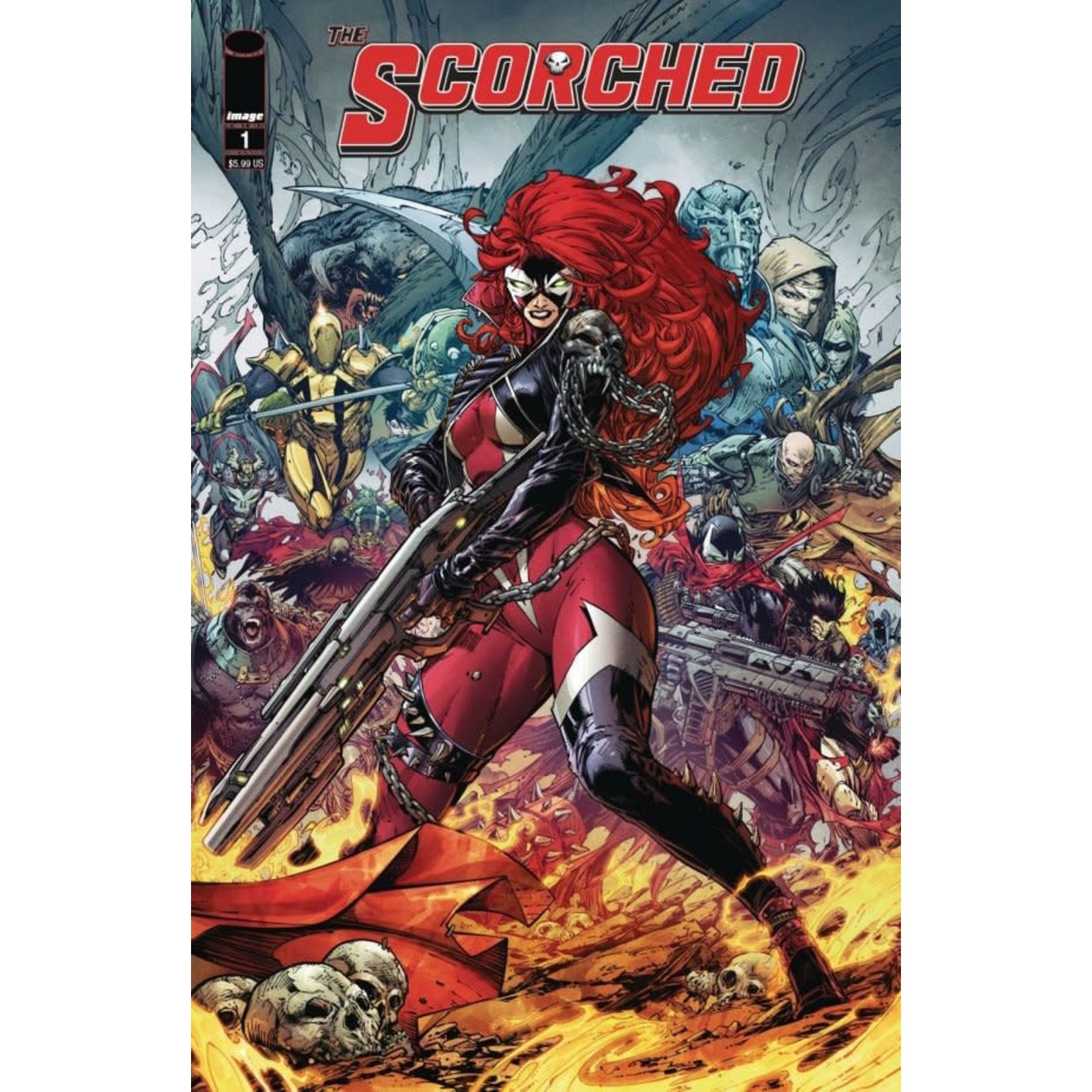 Image The Scorched #1 Cover B Booth