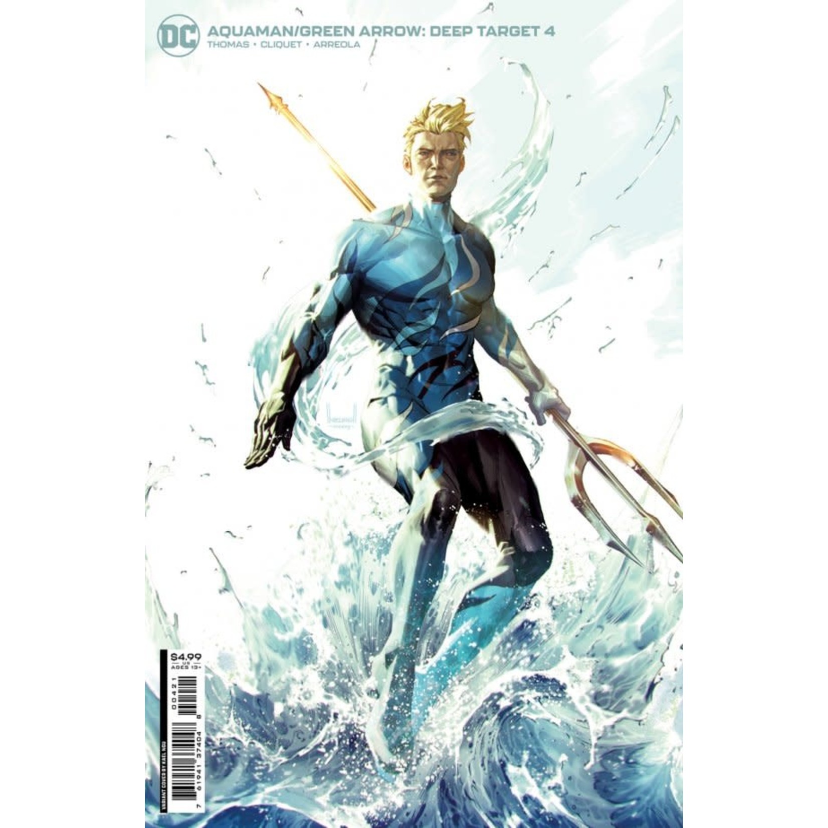 DC Comics Aquaman / Green Arrow: Deep Target #4 Kael Ngu Card Stock Variant