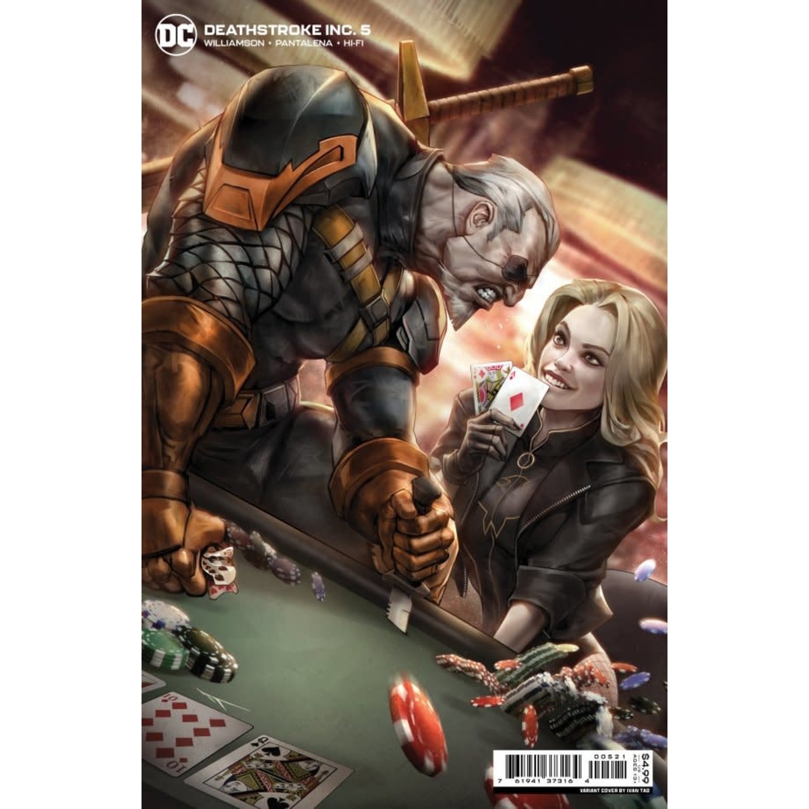 DC Comics Deathstroke Inc. #5 Cover B Ivan Tao Card Stock Variant