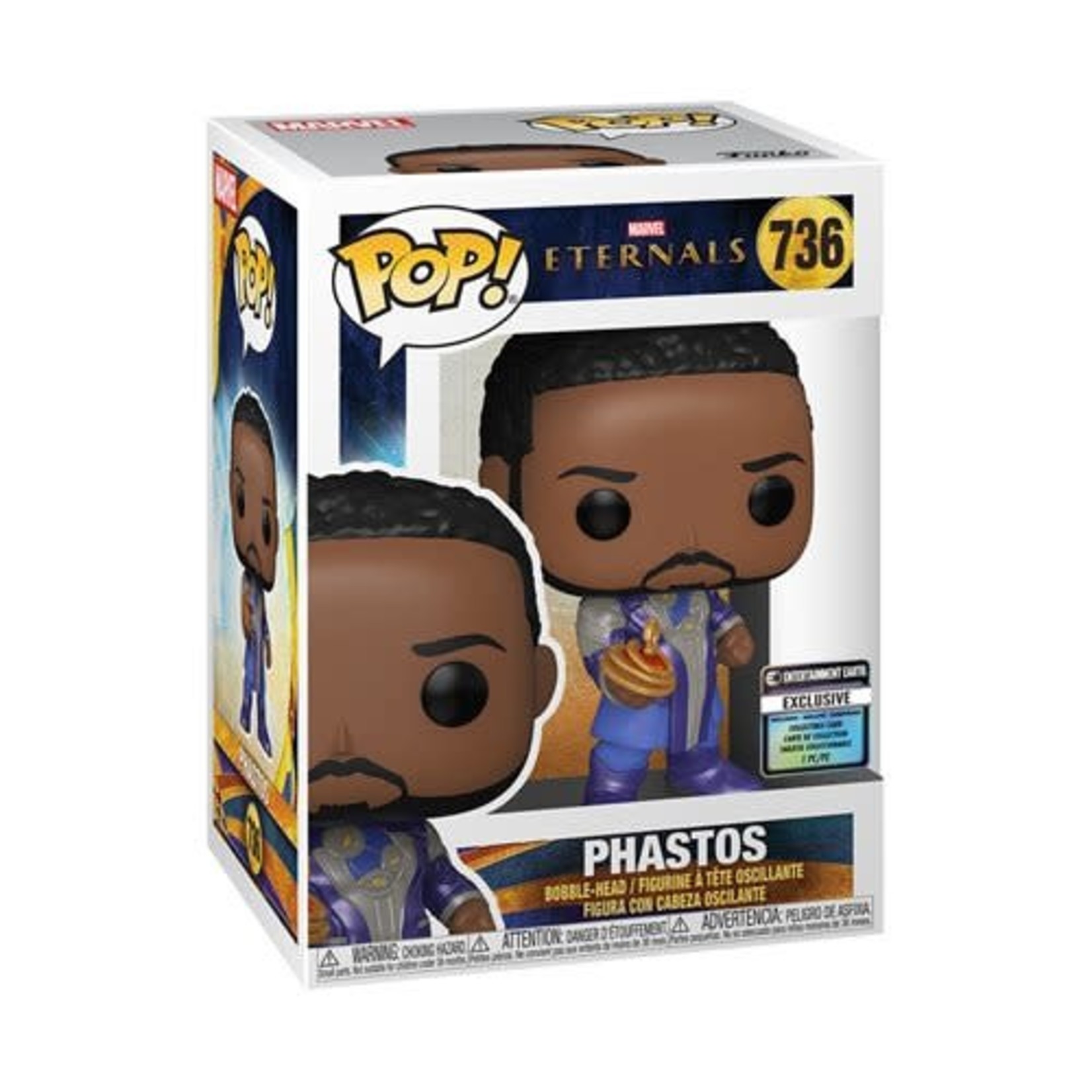Funko Eternals Phastos Pop! Vinyl Figure with Collectible Card - Entertainment Earth Exclusive