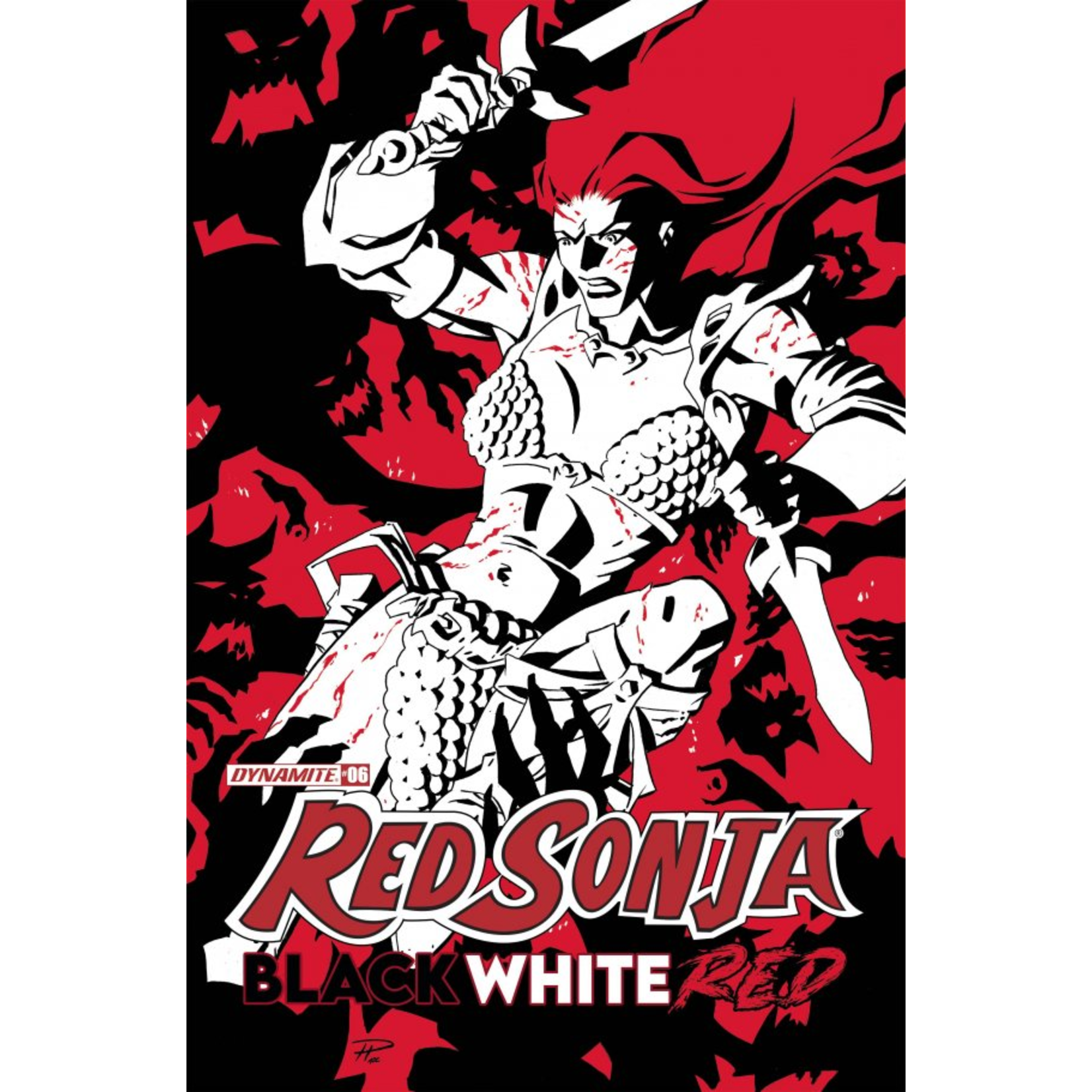 Dynamite Red Sonja: Black, White, Red #7