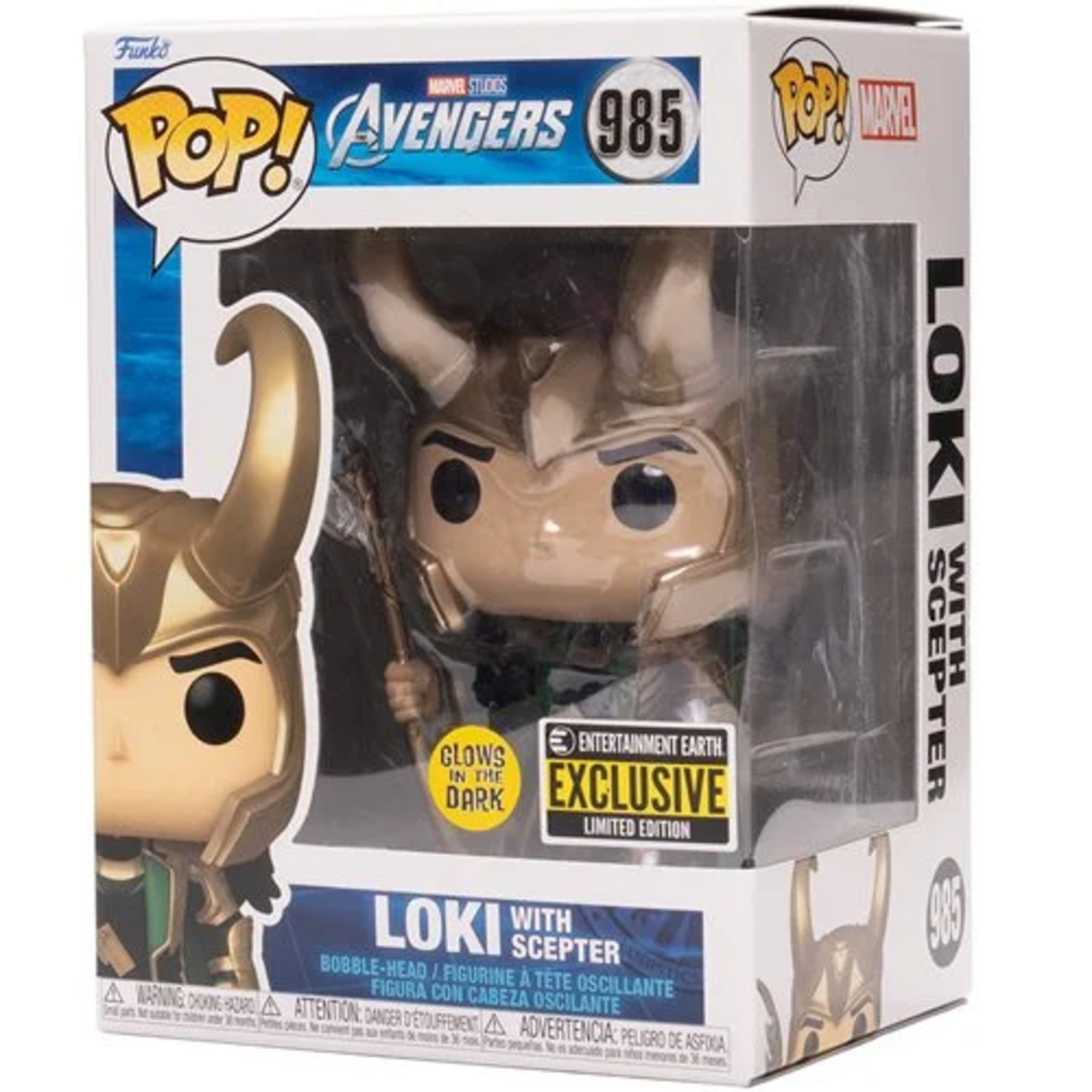 Funko [Preorder] Avengers Loki with Scepter Pop! Vinyl Figure - EE Exclusive