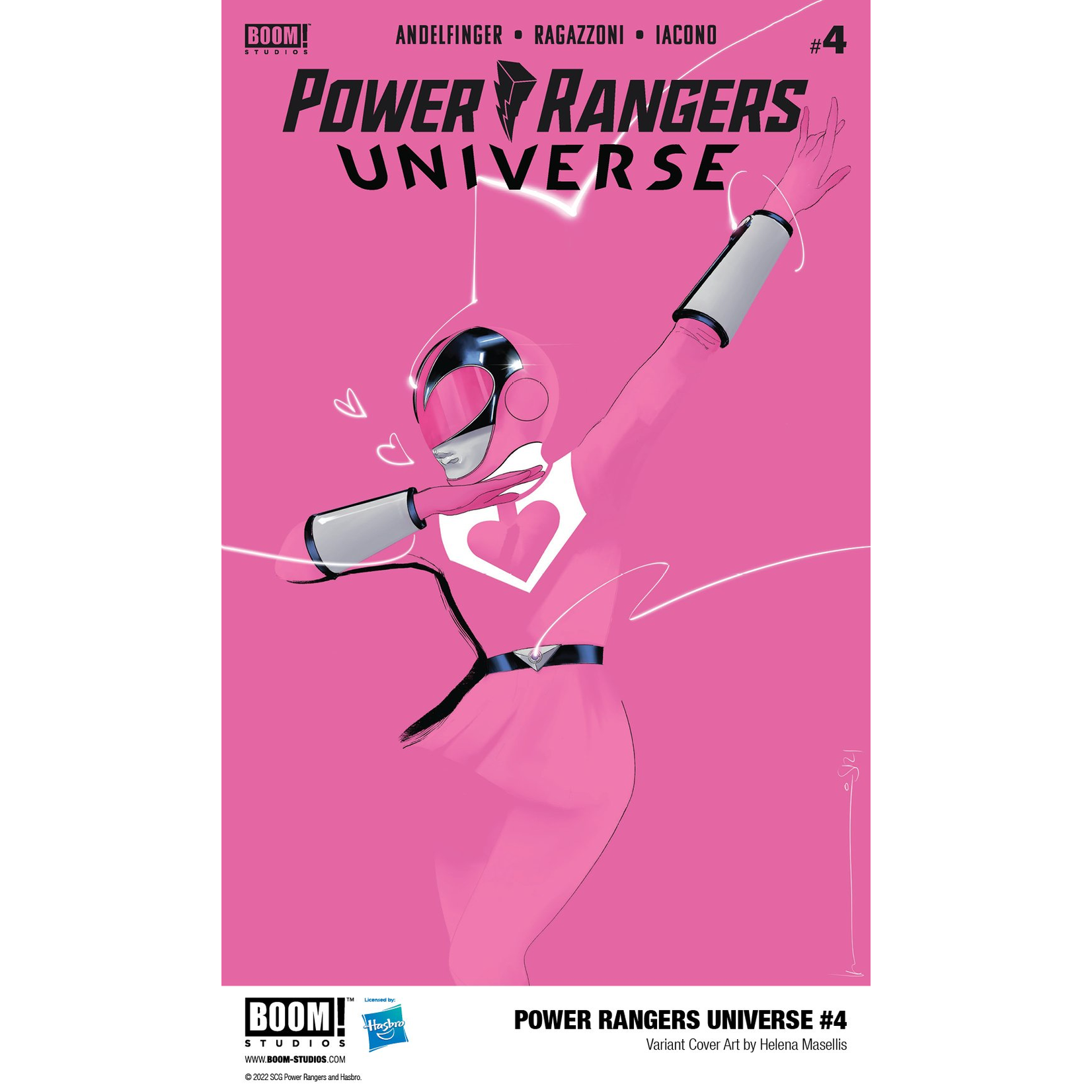 Boom Power Rangers Universe #4 Variant Cover