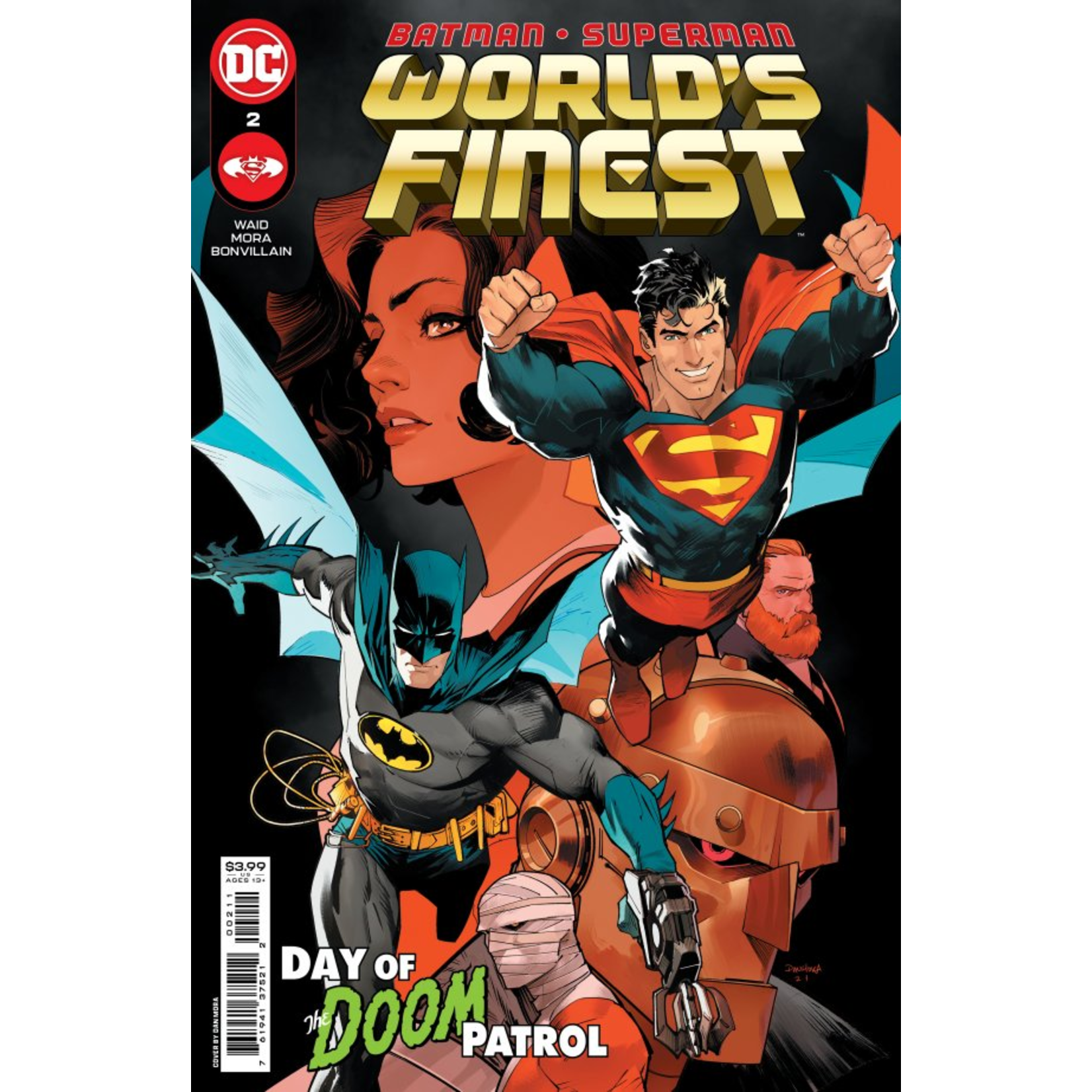 DC Comics BATMAN SUPERMAN WORLDS FINEST #2 CVR A MORA