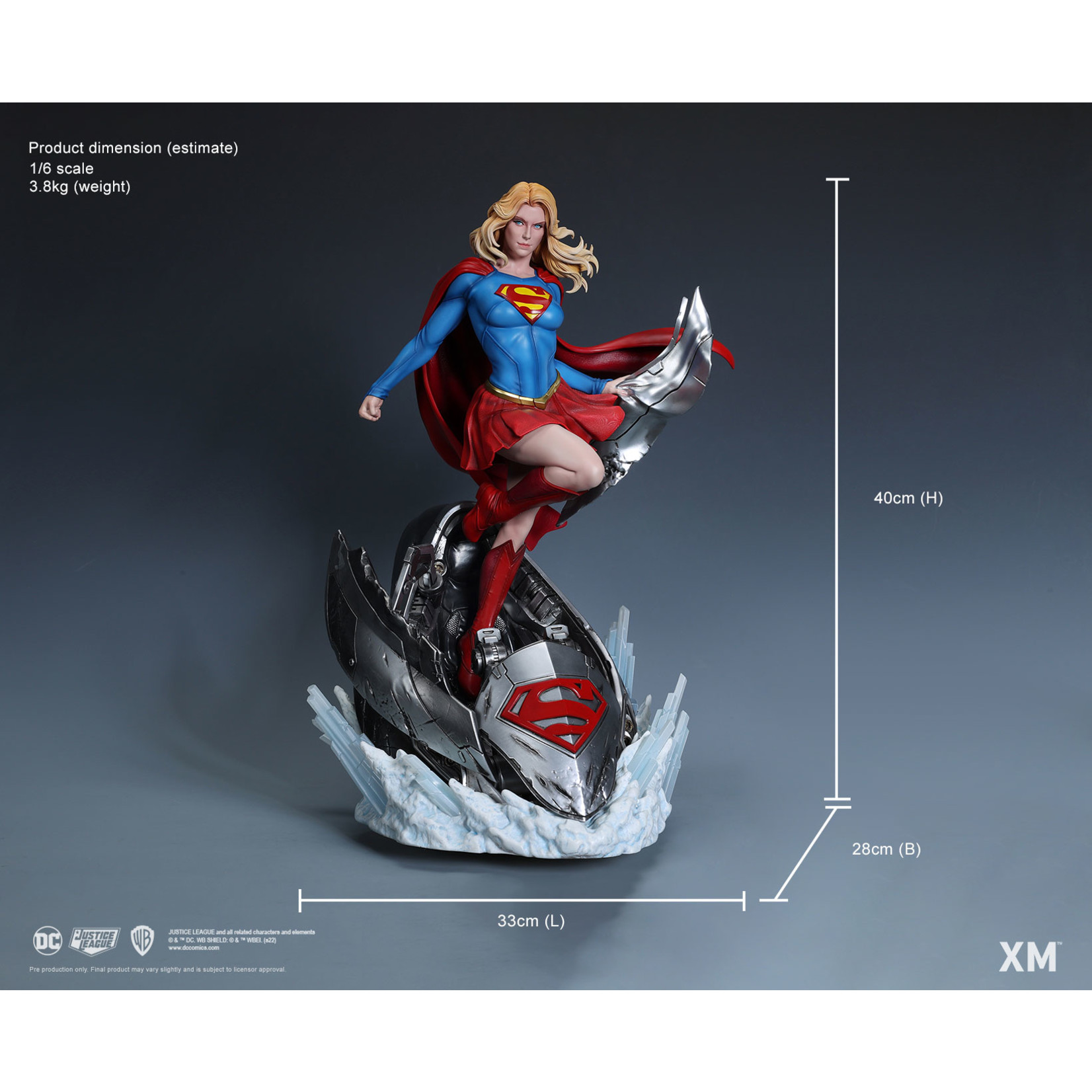 XM Studios [Preorder] XM Studios Supergirl Sixth Scale Statue
