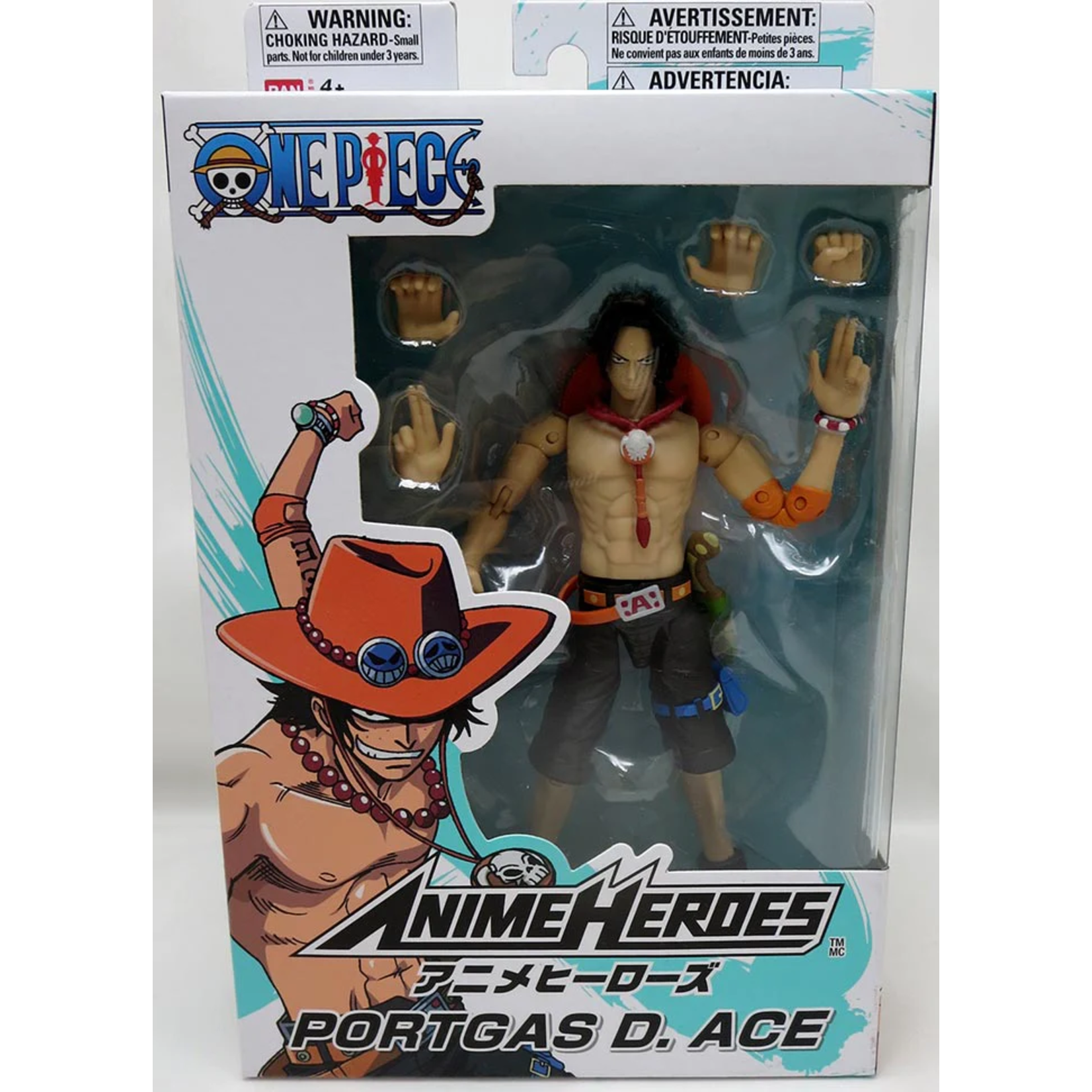 Bandai ANIME HEROES ONE PIECE - PORTGAS D. ACE
