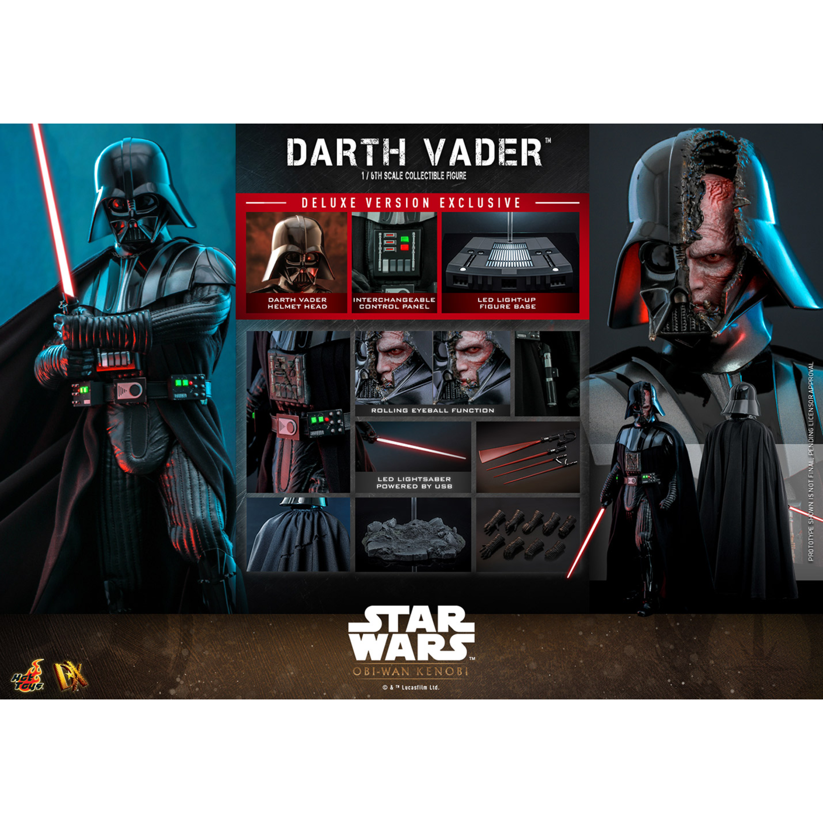 Hot Toys [Preorder] Hot Toys - Star Wars: Obi-Wan Kenobi - Darth Vader (Deluxe Version) DX28