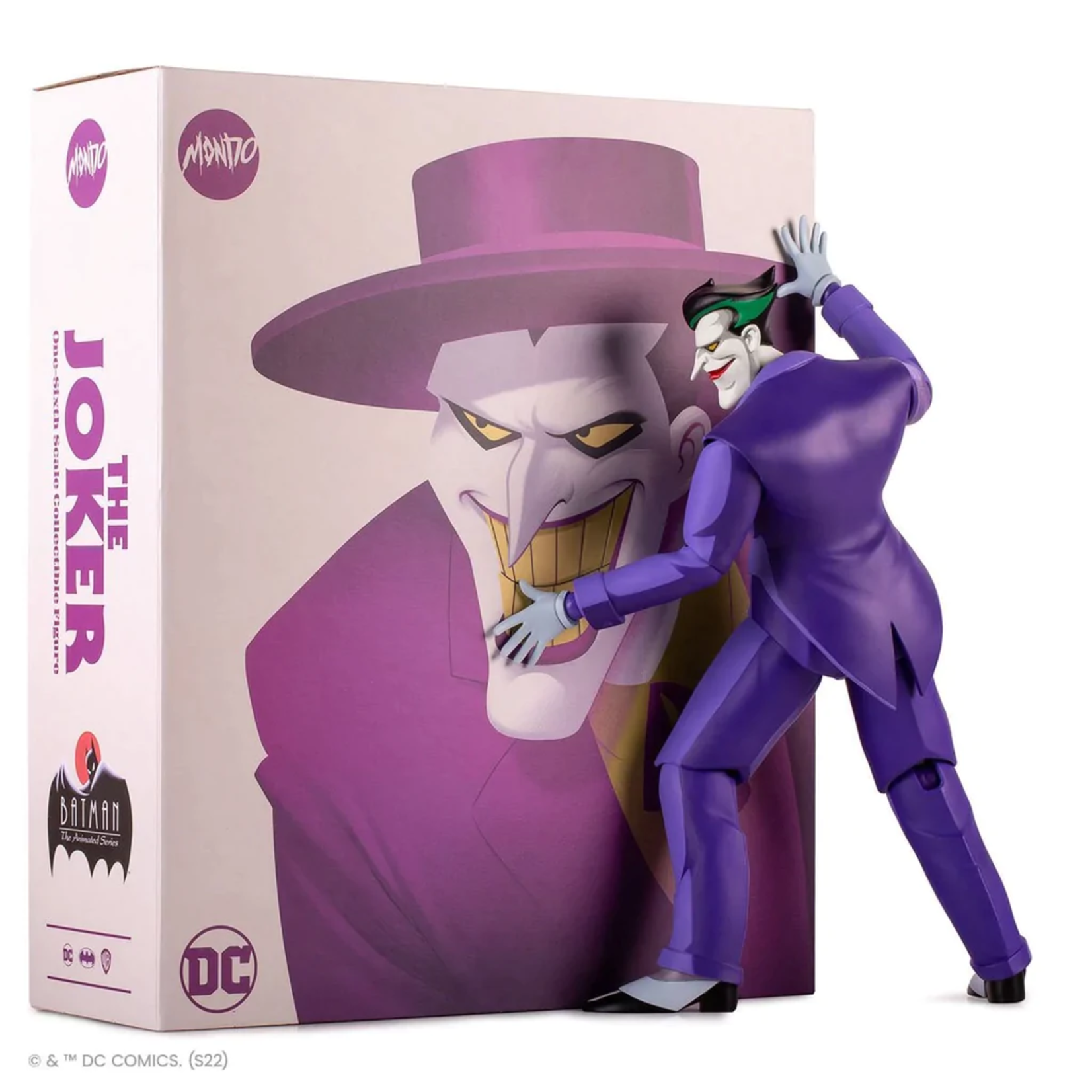 BATMAN ANIMATED JOKER 1/6 SCALE COLLECTIBLE - ARKHAM CAFÉ COOP