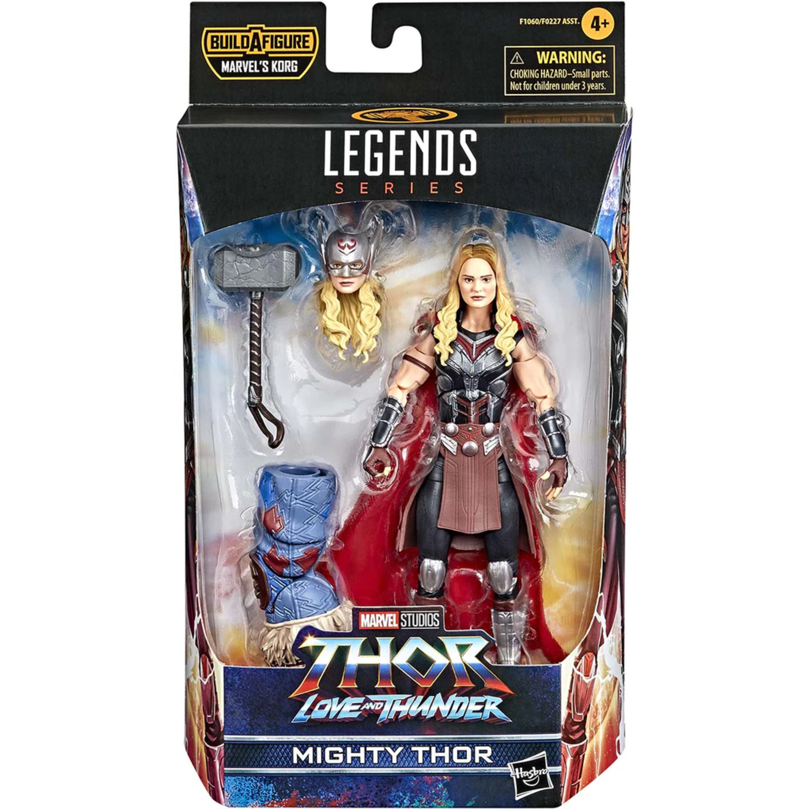 Hasbro Marvel Legends Thor Love and Thunder BAF Korg - Mighty Thor Jane Foster