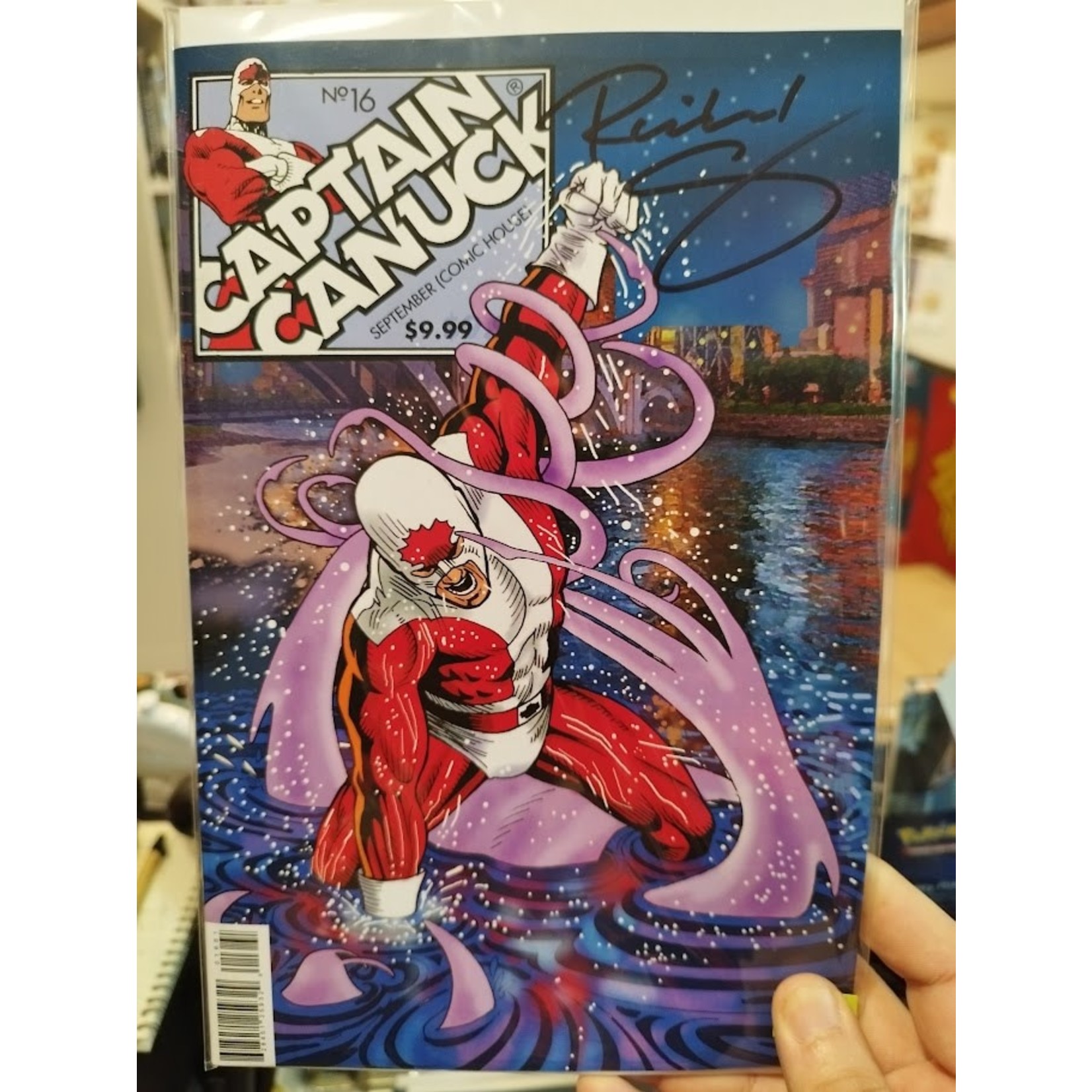 Chapterhouse Captain Canuck #16 (Richard Comely Variant) Signed by Creator Richard Comely