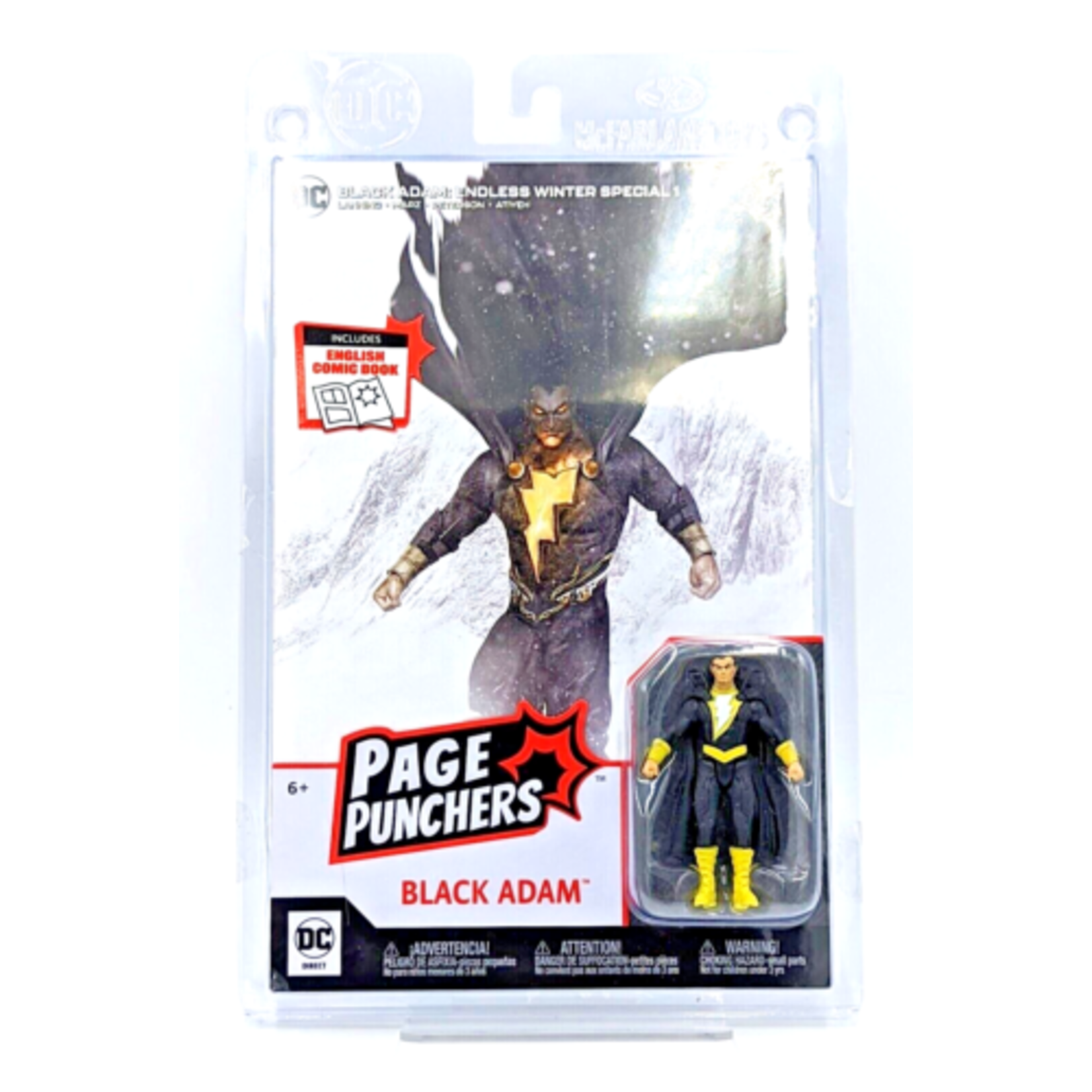 McFarlane Toys DC Comics Page Punchers Black Adam 3" Figure with Comic