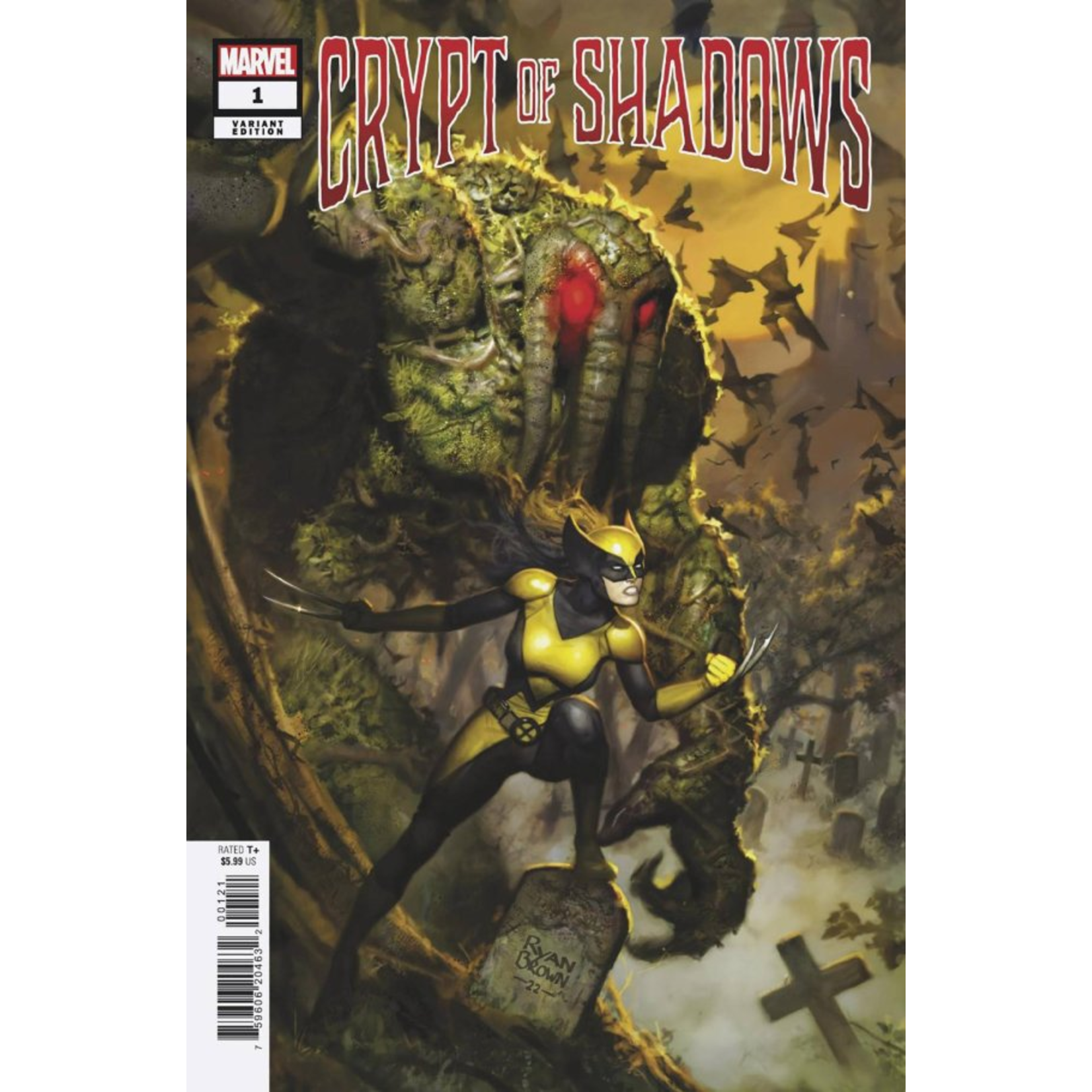 Marvel CRYPT OF SHADOWS 1 BROWN VARIANT