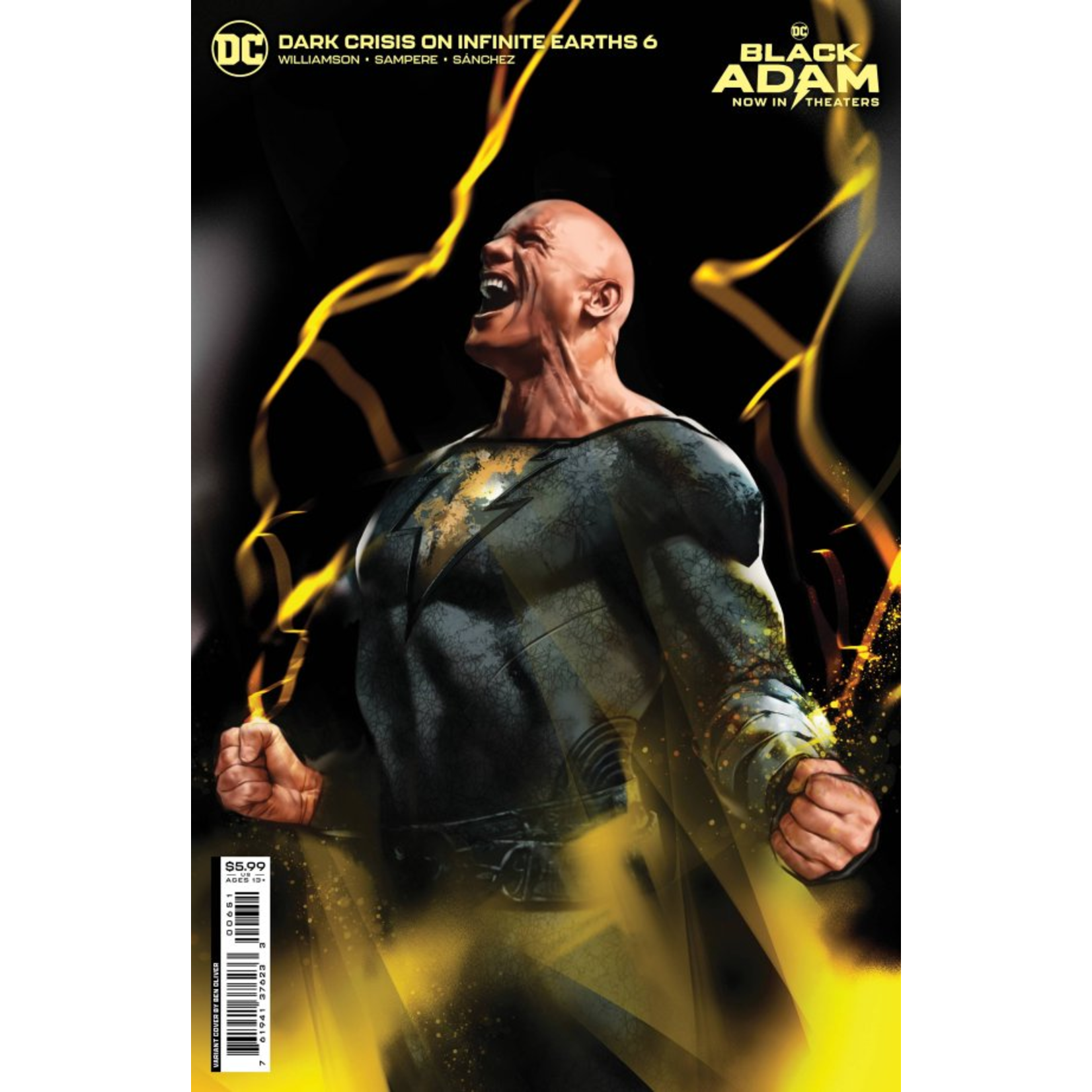 DC Comics DARK CRISIS #6 (OF 7) CVR D OLIVER BLACK ADAM MOVI