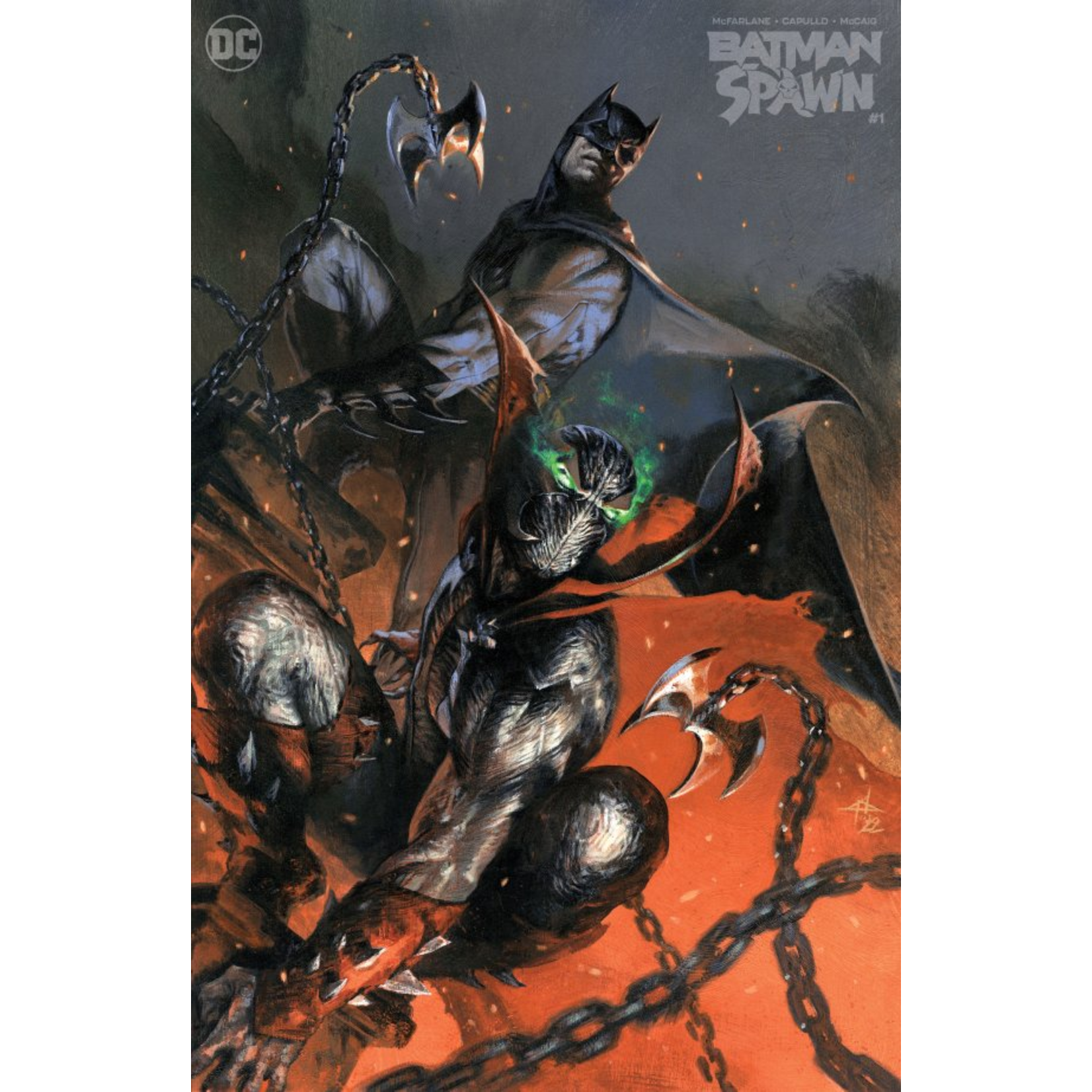 DC Comics BATMAN SPAWN #1 (ONE SHOT) CVR C DELL OTTO VAR