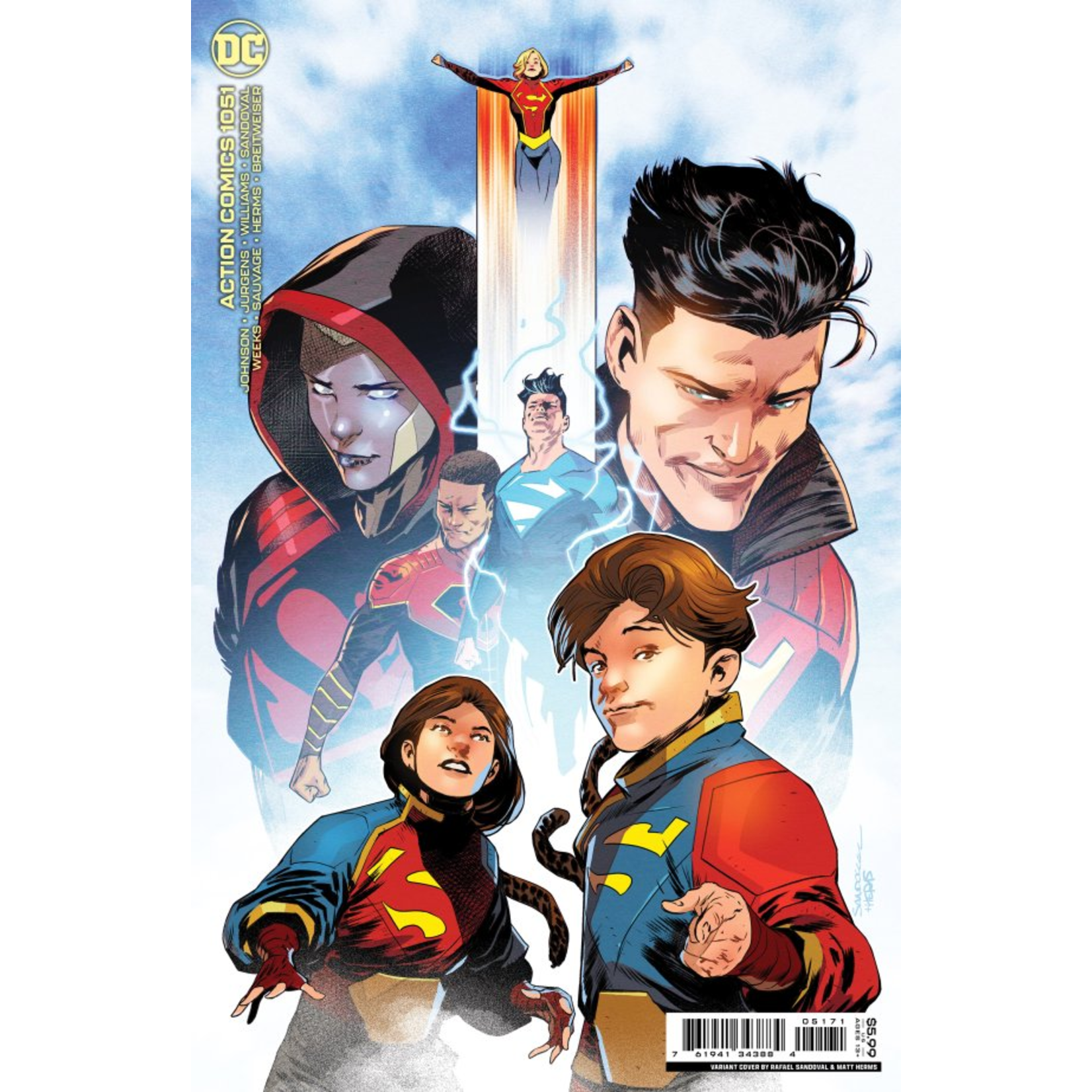 DC Comics ACTION COMICS #1051 SANDOVAL CARDSTOCK