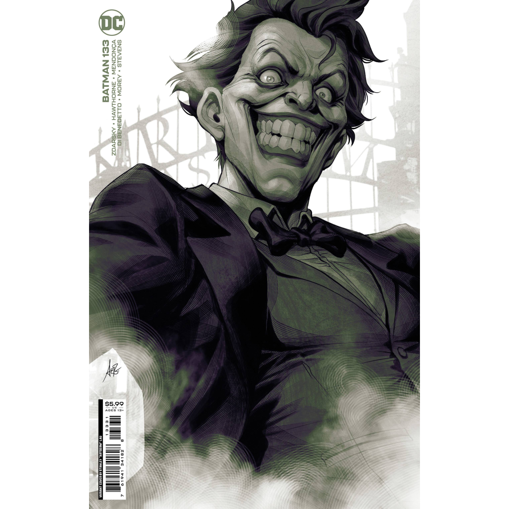 DC Comics BATMAN #133 LAU CARD